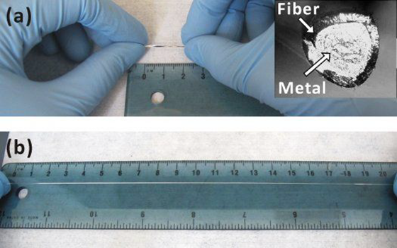 New wiring stretches up to eight times its original length