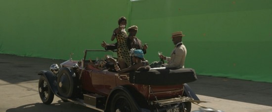 Hollywood special effects - chroma key or green screen special effects - before and after