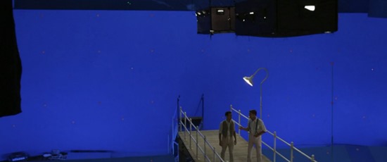 Hollywood special effects - chroma key or green screen special effects - before and after