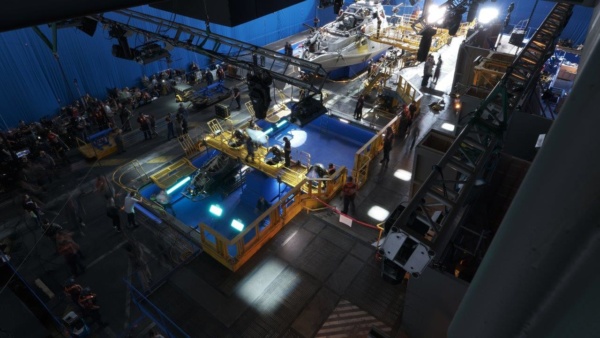 Avatar 2: Submersible and ship film sets